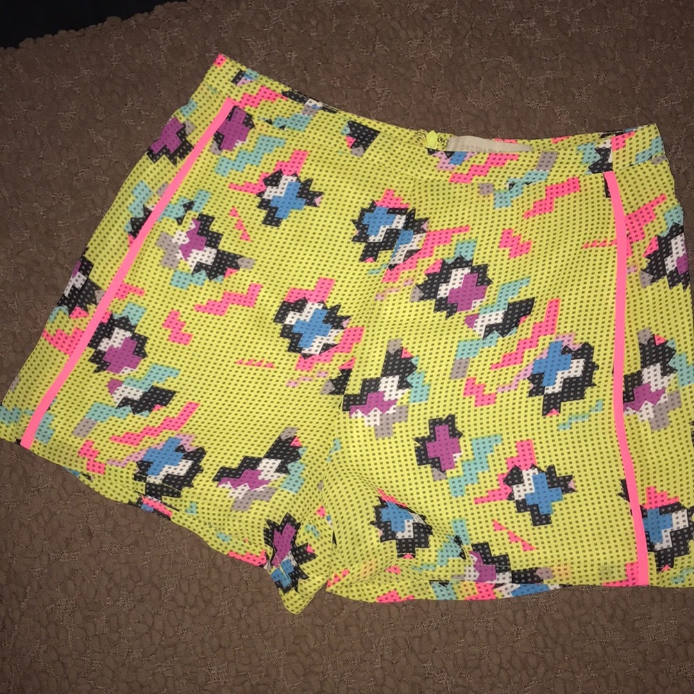 High Waist Colorful Shorts